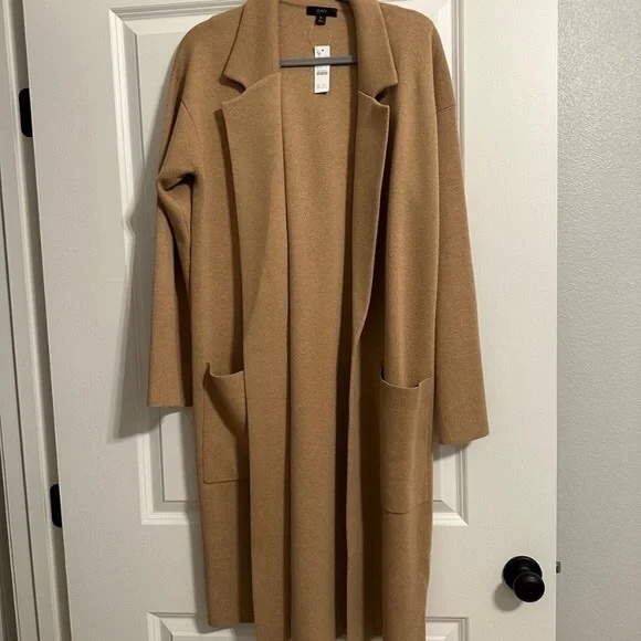 J.CREW Ella Open Front Long Sleeve Sweater Blazer NWT - Picture 6 of 10